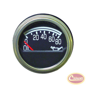 Oil Pressure Gauge - Crown# J5750279