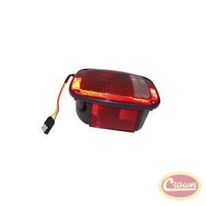 Right Tail Lamp with Side Marker, Black - Crown# J5758254