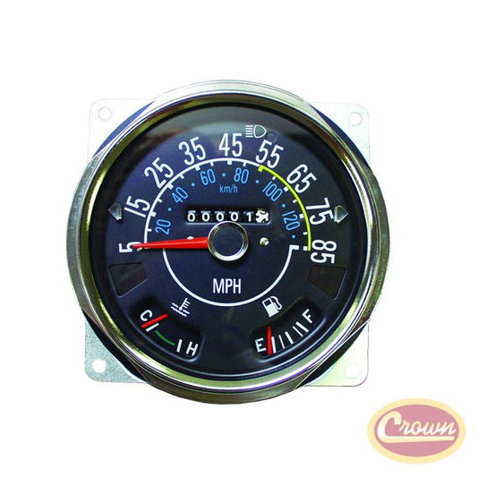 Speedometer Assembly (Miles) - Crown# J5761110