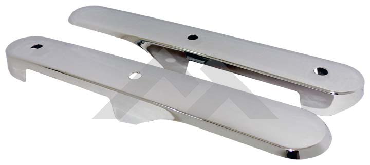 Set of Two New Interior Door Accents (Chrome) - Crown# RT27033