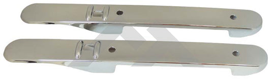 Set of Two New Interior Door Accents (Chrome) - Crown# RT27034