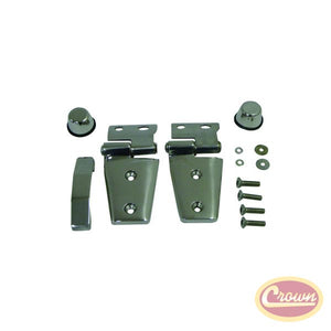 Hood Kit, Stainless (Wrangler JK) - Crown# RT34076