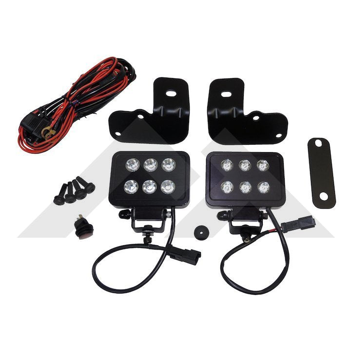 4" LED Block Lamp & Harness Kit - Crown# RT28032