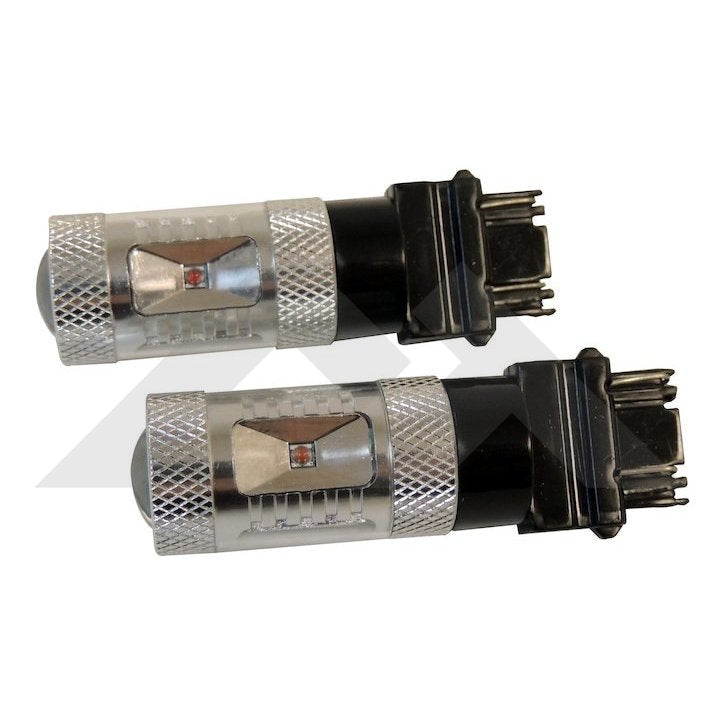 2 Amber LED Plasma Bulbs (3157) - Crown# RT28065