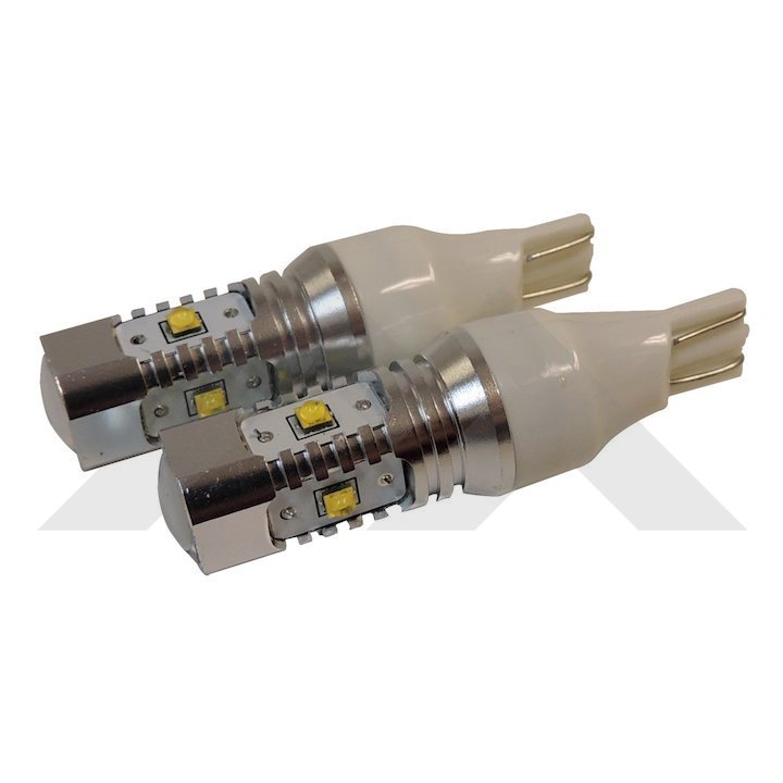 2 White LED Plasma Bulbs (921) - Crown# RT28069