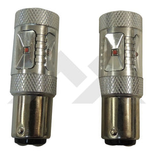 2 Red LED Plasma Bulbs (1157) - Crown# RT28071