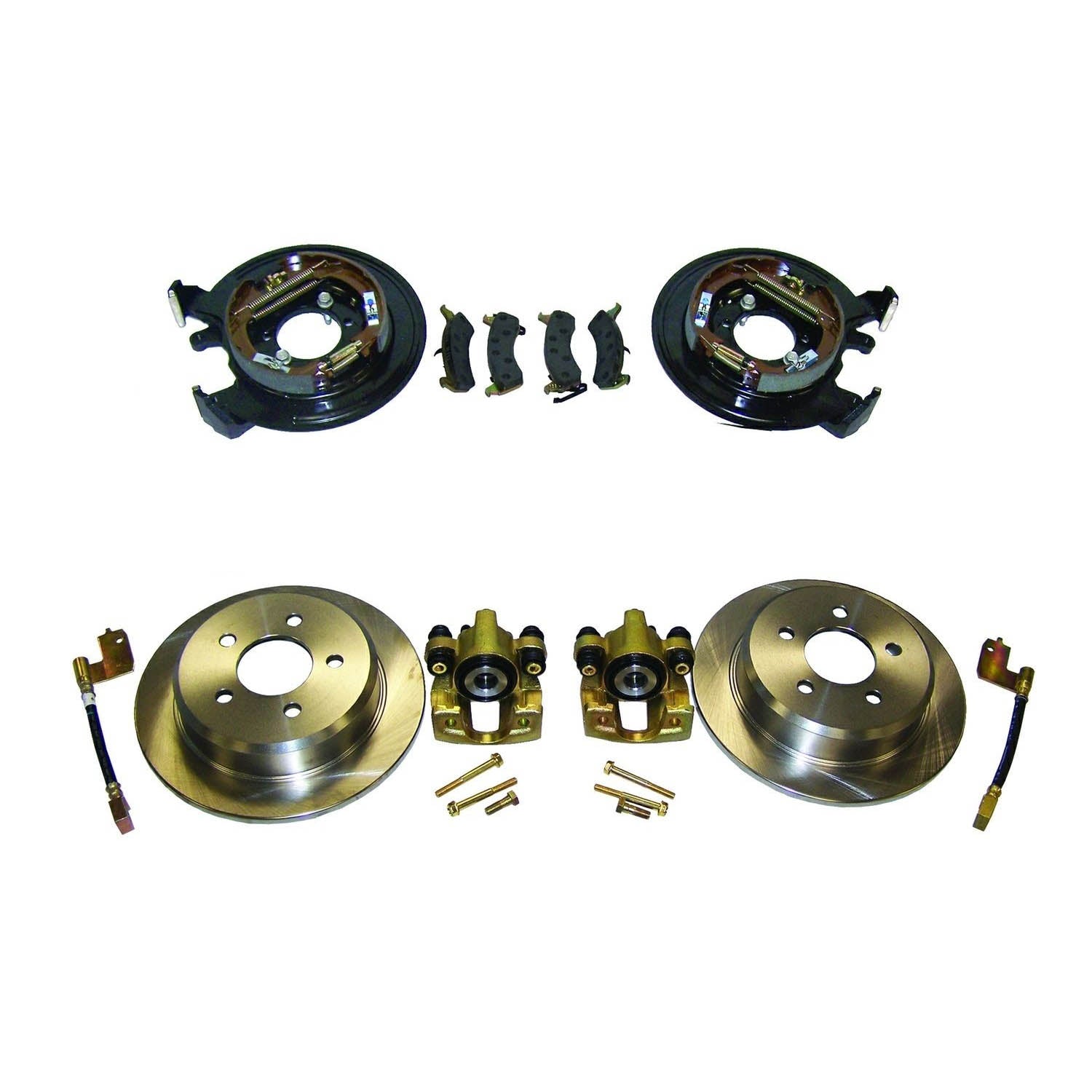 Brake Disc Conversion Adapter Plate Drum to Disc Conversion Kit (Less Cables) - Crown# RT31007 – Parts ...