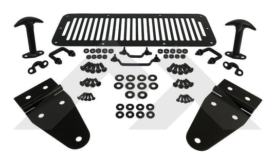 Hood Set, Black Polished - Crown# RT34099