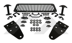 Hood Set, Black Polished - Crown# RT34099