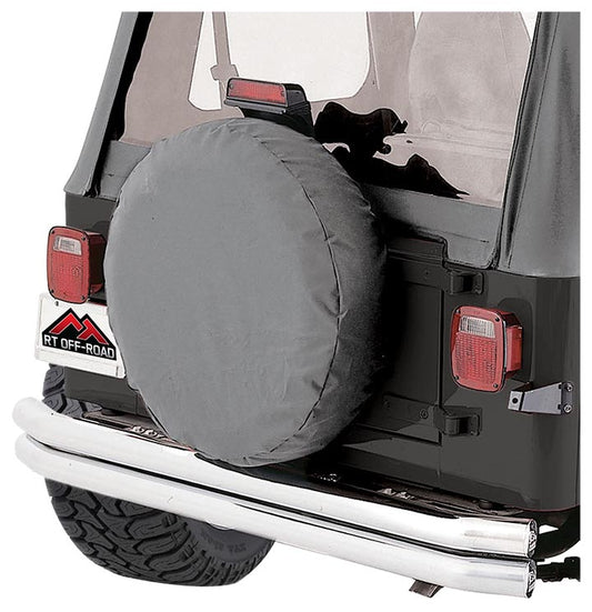 One New RT Off-Road Tire Cover, Grey (30"-32") - Crown# TC303209