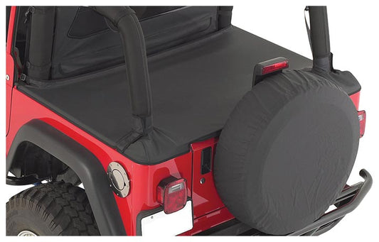 Tonneau Cover (87/91 YJ), Black Denim - Crown# TN10215