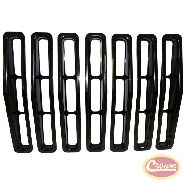Grille Insert Set (Wrangler YJ - Black) - Crown# RT26031