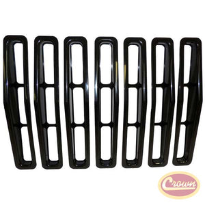 Grille Insert Set (Wrangler YJ - Black) - Crown# RT26031