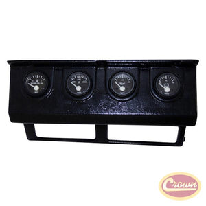 Gauge Panel w/ Gauges (Wrangler YJ - Black) - Crown# RT29002