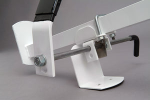 Alum Double Side ; Large Angle Series Gutter Mount Van Rack - Cross Tread 65109