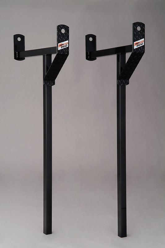 Black Steel Removeable Pickup Truck Rack - Cross Tread 82502