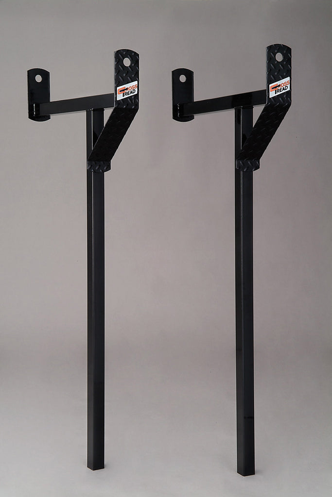 Black Steel Removeable Pickup Truck Rack - Cross Tread 82502