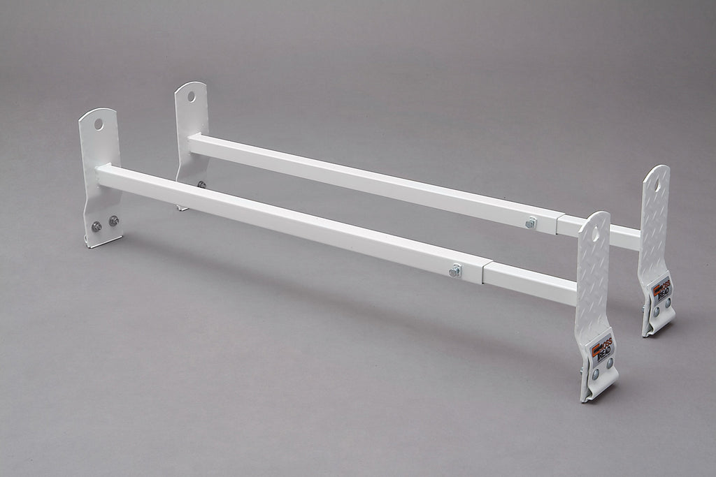 White Steel 600 Series Van Rack - Cross Tread 86003