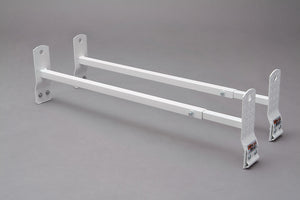 White Steel 600 Series Van Rack - Cross Tread 86003