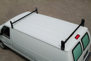 White Steel 600 Series Van Rack - Cross Tread 86003