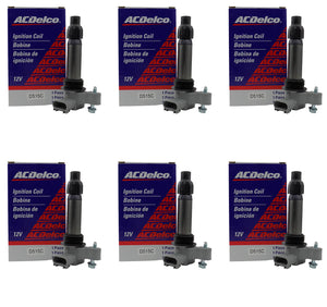 6 New OEM AC Delco Ignition Coils D515C 19279914 UF569 Fits Equinox Impala