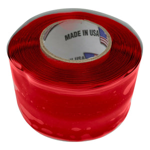 One 10' Roll Self-Fusing Auto Tape, Red Deka/East Penn 04368, USA Made