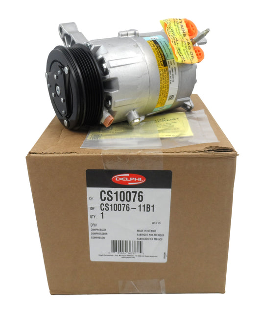 New Delphi A/C Compressor & Clutch CS10076