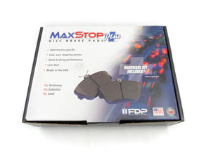 One New Front Ceramic MaxStop Plus Disc Brake Pad MSP1363 w/ Hardware - USA Made