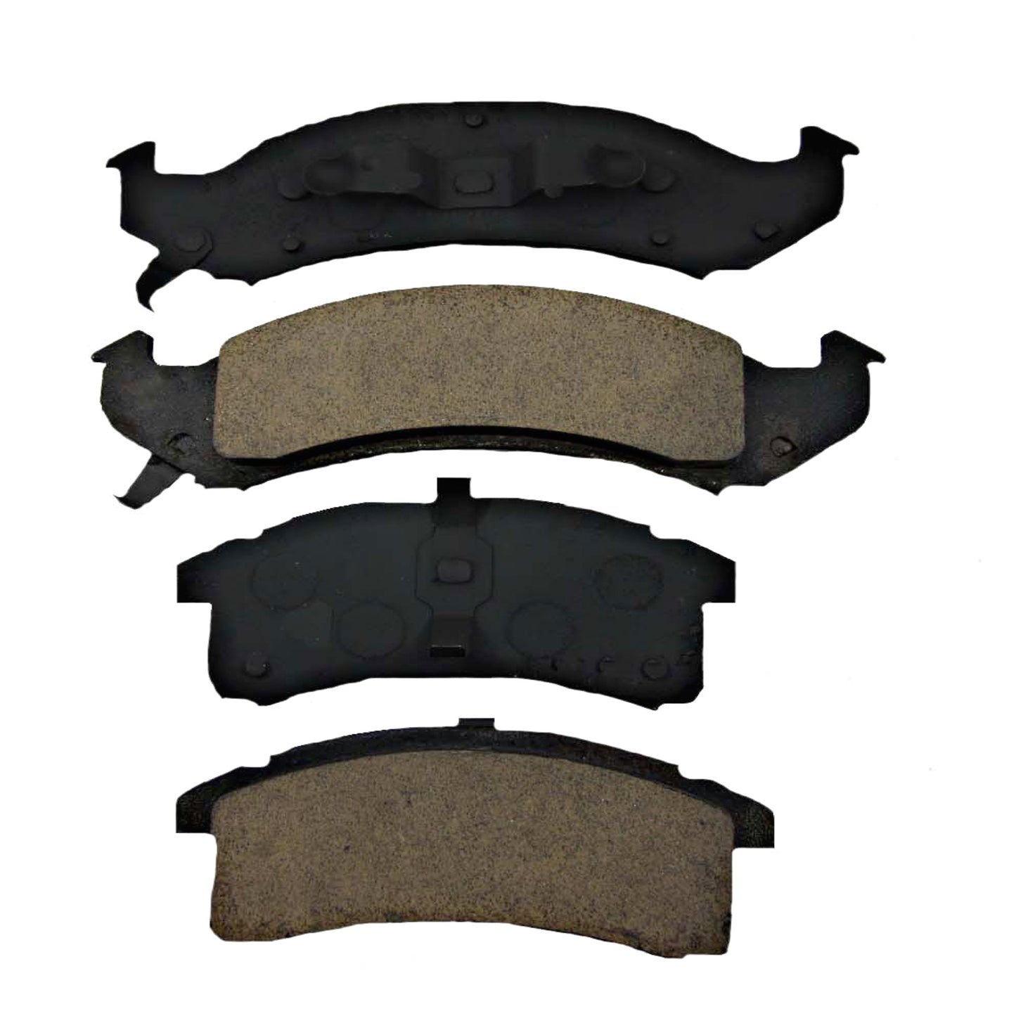 One New Front NAO MaxStop Plus Disc Brake Pad MSP505 w/ Hardware - USA Made