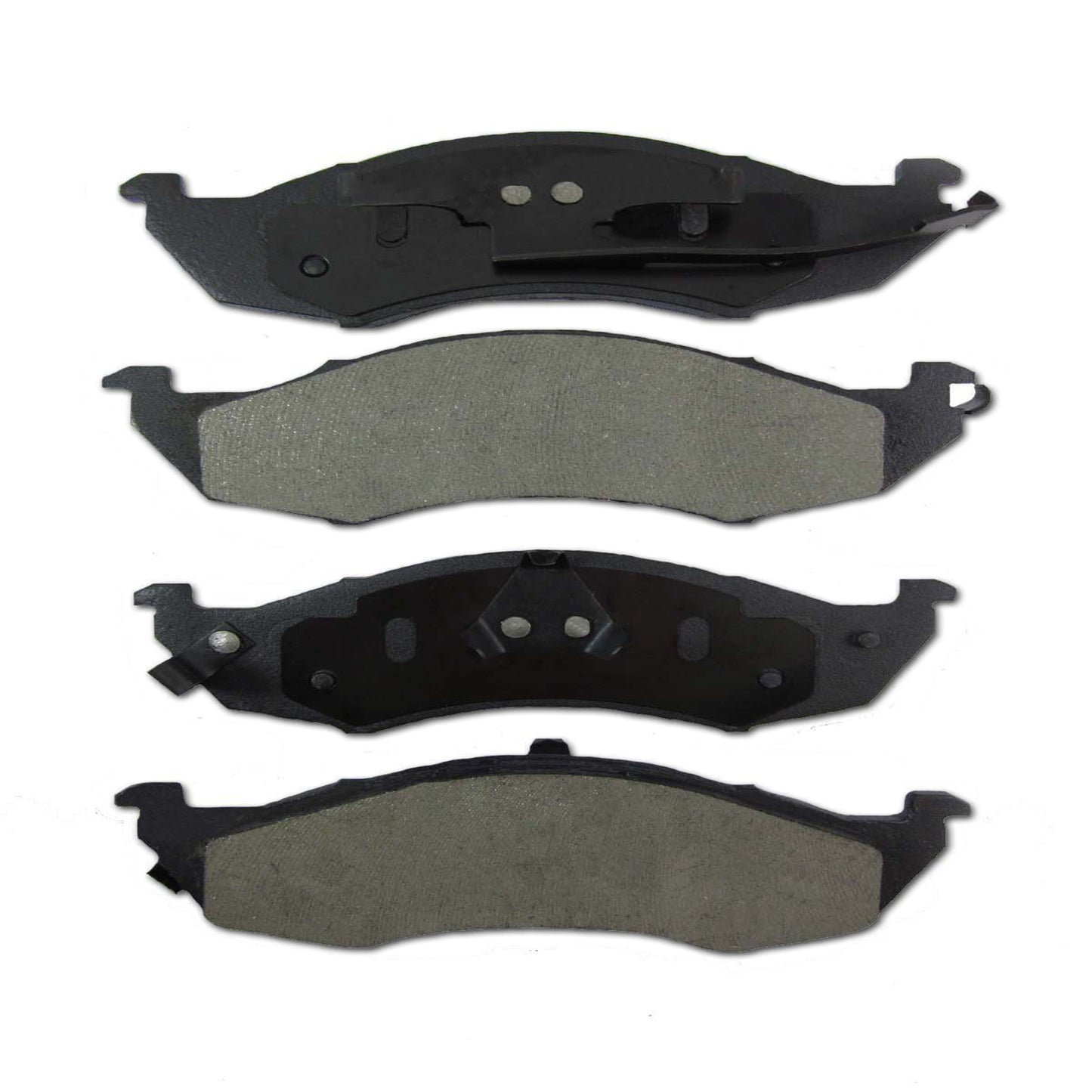 One New Front Metallic MaxStop Plus Disc Brake Pad MSP576 w/ Hardware - USA Made