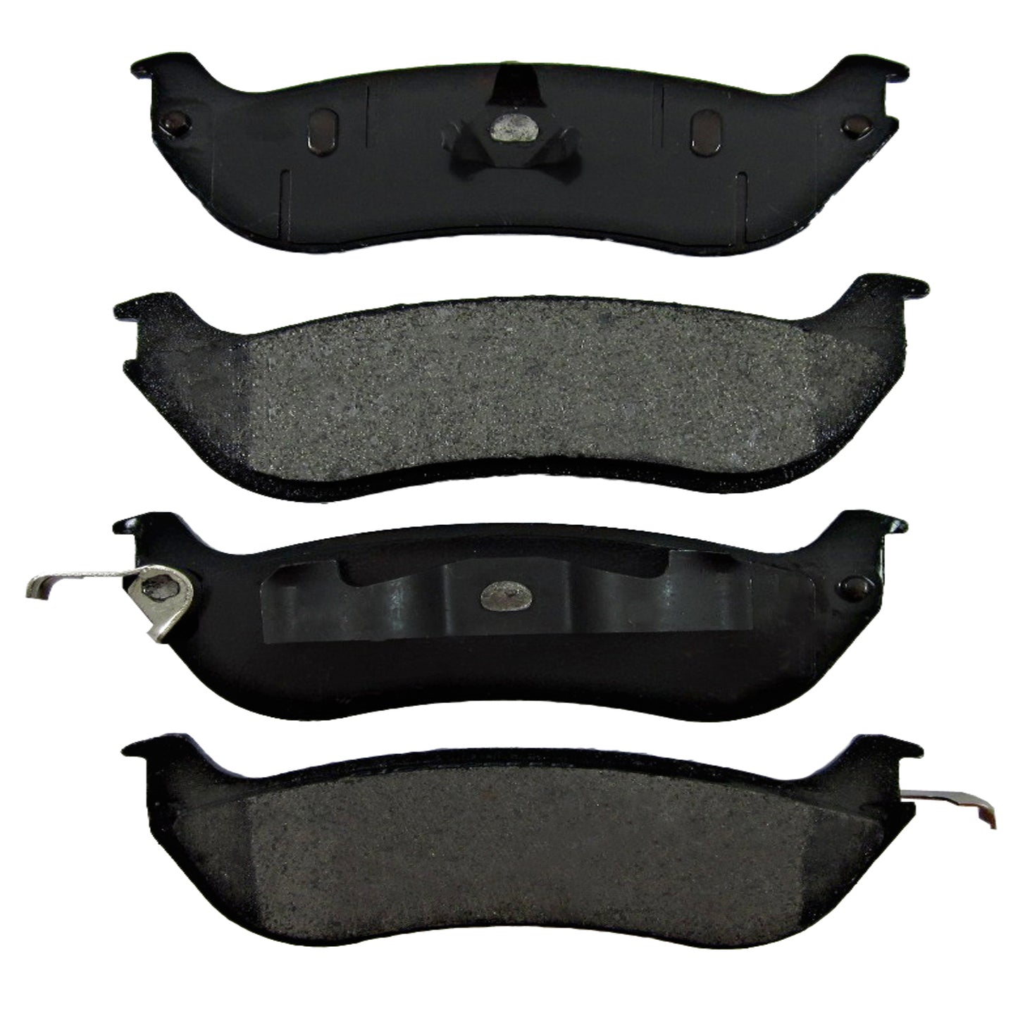 One New Rear Metallic MaxStop Plus Disc Brake Pad MSP690 w/ Hardware - USA Made