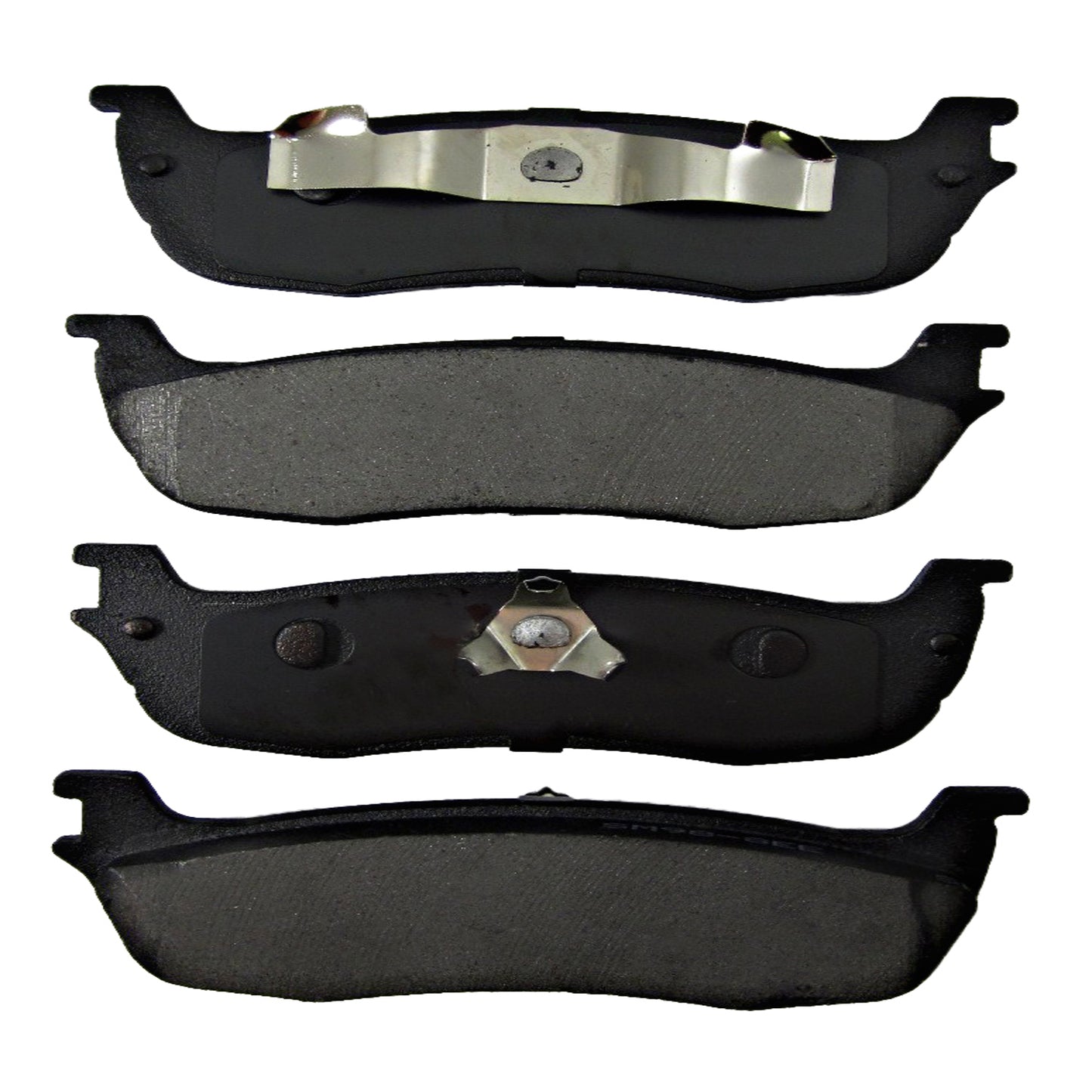 One New Rear Metallic MaxStop Plus Disc Brake Pad MSP711 w/ Hardware - USA Made