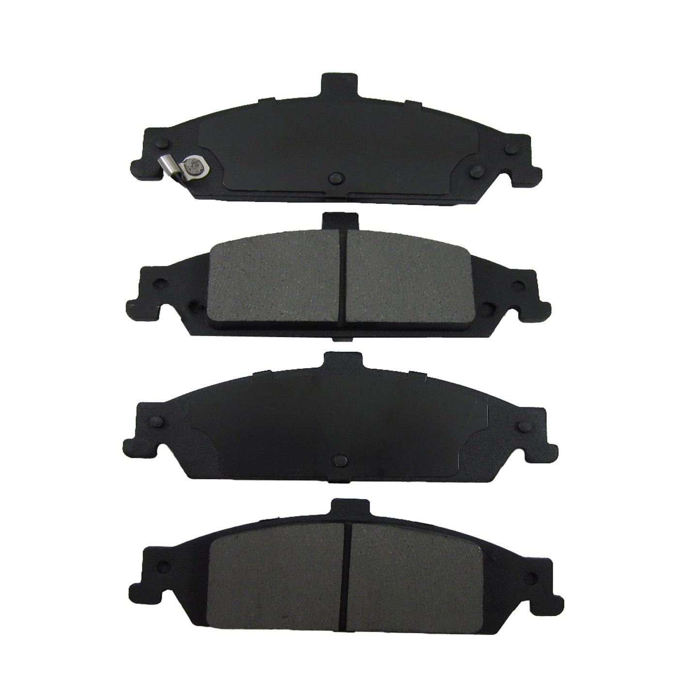 One New Front Ceramic MaxStop Plus Disc Brake Pad MSP727 w/ Hardware - USA Made