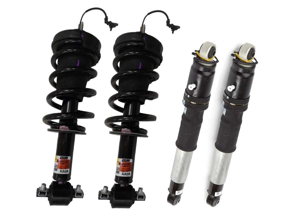 GM 2-Front Struts 2-Rear MagneRide Level Shocks 15-20 Yukon Tahoe Escalade LTZ
