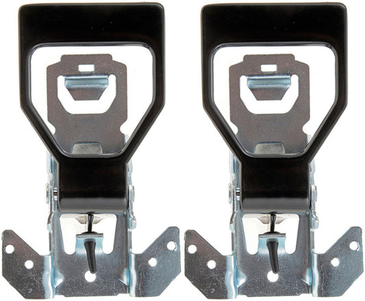 Two Front Black Interior Door Handles (Dorman 77098) - Front Left & Front Right