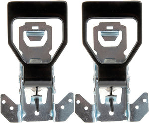 Two Front Black Interior Door Handles (Dorman 77098) - Front Left & Front Right