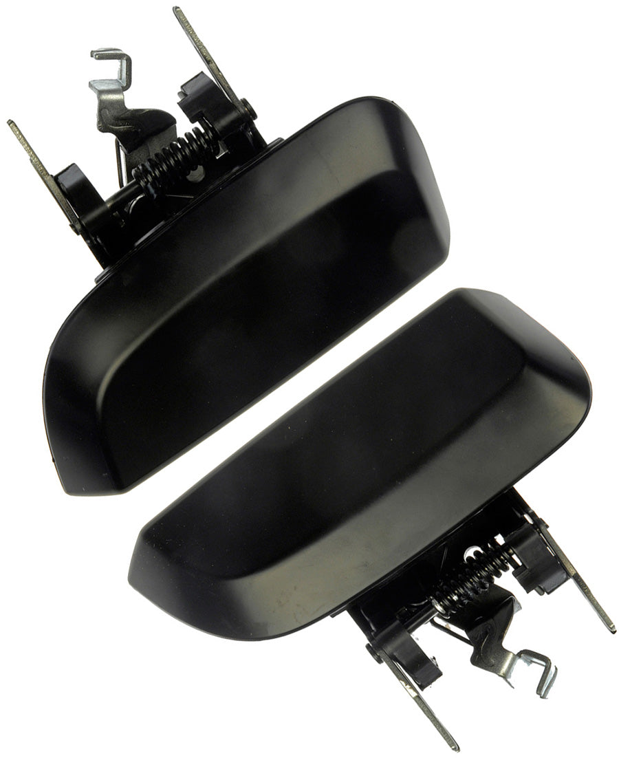 Pair of Rear Left & Right Black Exterior Door Handles (Dorman# 81074, 81075)
