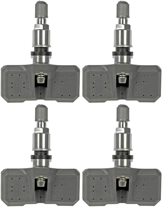 Four Tire Pressure Monitoring System (TPMS) Sensor Dorman 974-038