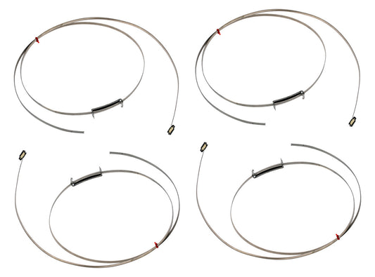 Set of 4 Universal TPMS Bands w/ Mount Cable for 15-20" Wheels - Dorman 974-040