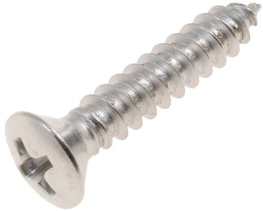 Self Tapping Screw - Oval Phillips Head-No. 10 x 1" - Dorman# 896-529
