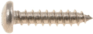 Stainless Steel Self Tapping Screw - Phillips Pan -No8 x 3/4