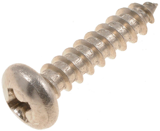 Stainless Steel Self Tapping Screw - Phillips Pan -No8 x 3/4" - Dorman# 799-300
