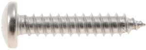 Self Tapping Screw-Stainless Steel-Pan Phillips Head-No10 x 1