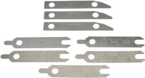 Starter Alignment Shim, (1) 1/64, (2) 1/32, (3) 3/64, (2) 1/16