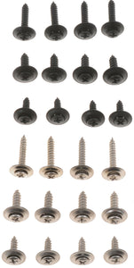 Black And Chrome Trim Assortment - Dorman# 02406