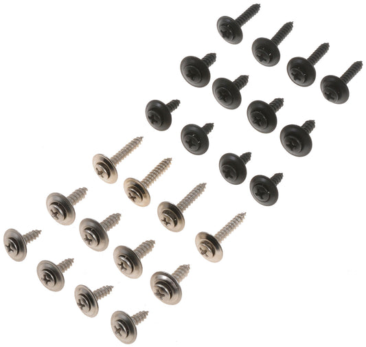 Black And Chrome Trim Assortment - Dorman# 02406