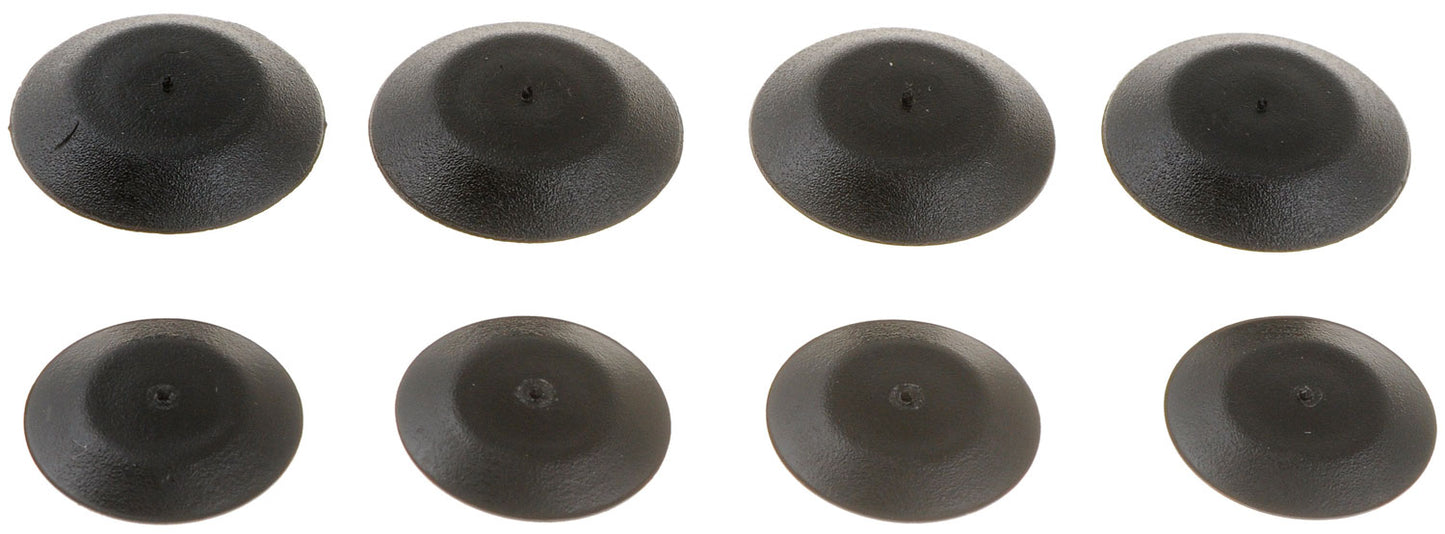 Universal Black Plastic Plug Button Assortment, 1/2, 3/8 In - Dorman# 02411