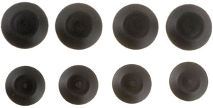 Universal Black Plastic Plug Button Assortment, 1/2, 3/8 In - Dorman# 02411