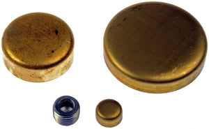 Ford Brass Expansion Plug Kit, 10 Expansion Plugs, 4 Pipe Plugs - Dorman# 02663