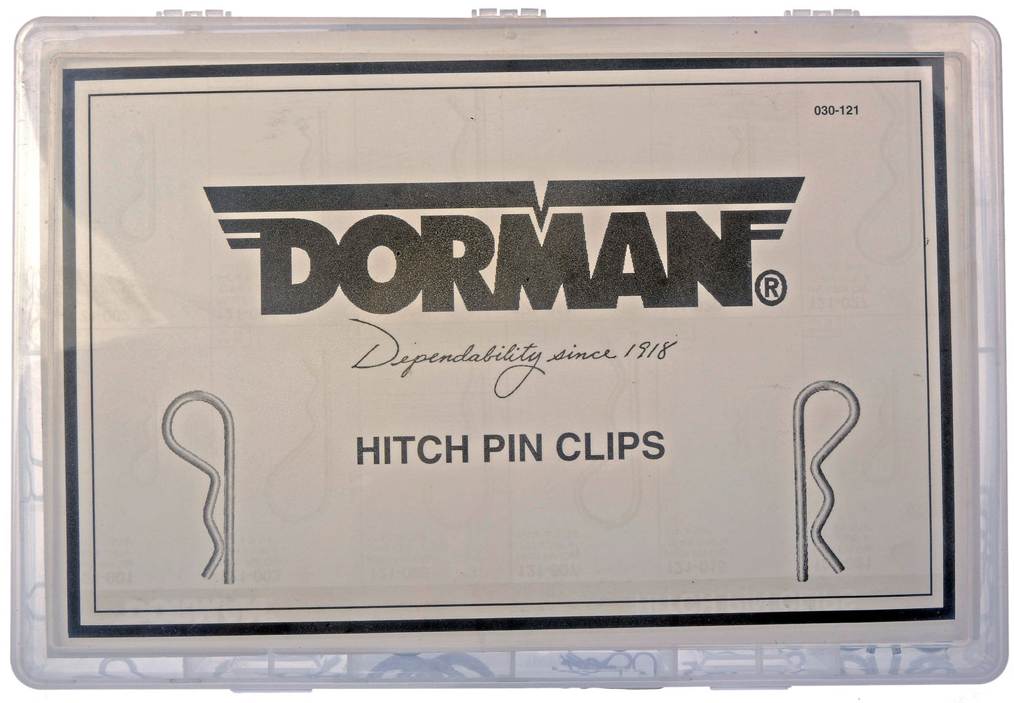 60-Piece Hitch Pin Tech Tray Assortment (Dorman #030-121)